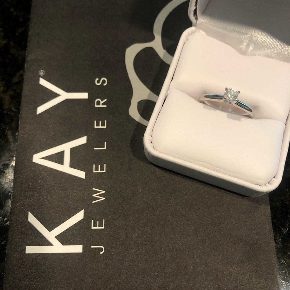 Diamond Solitaire Wedding Ring